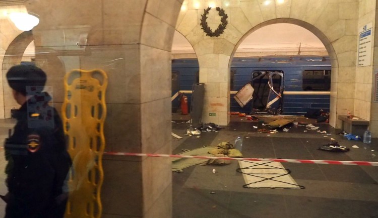 Последствия взрыва в метро Санкт-петербурга. Фото AFP/Scanpix