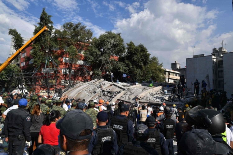 Разрушения в Мехико. Фото AFP/Scanpix