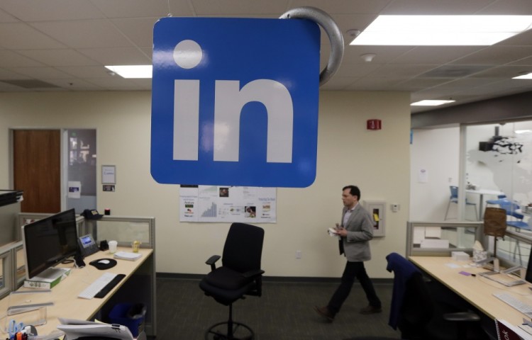В офисе LinkedIn. Фото: AP / Scanpix