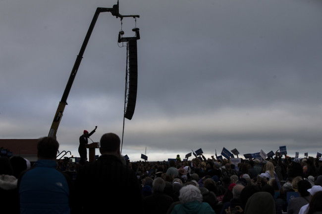 Митинг сторонников Берни Сандерса. Фото Евгения Фельдмана для «Спектра»