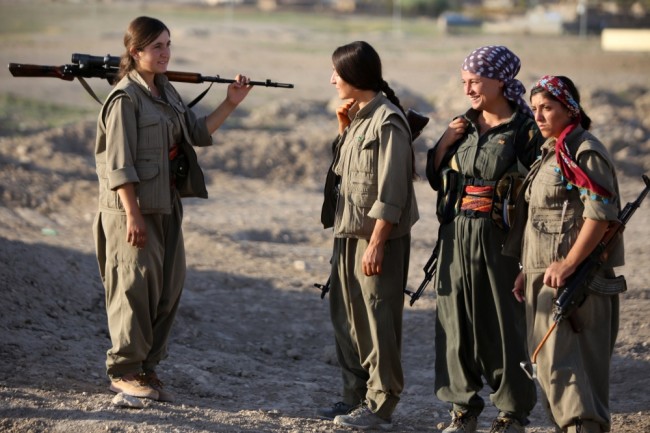 Бойцы РПК в Ираке, фото AFP/Scanpix