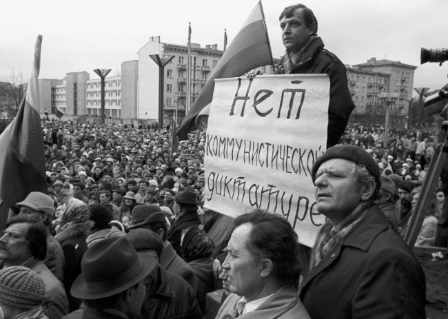 Митинг в Вильнюсе, март 1991 года. Фото RIA Novosti/Scanpix