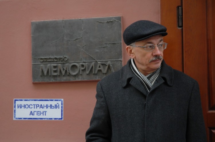 Председатель совета правозащитного центра «Мемориал» Олег Орлов. Фото: RIA Novosti/Scanpix/Leta