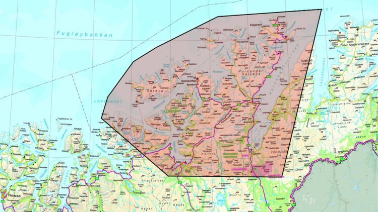 Территория учений Joint Viking 2017 в норвежской губернии Финнмарк. Изображение с сайта Вооруженных сил Норвегии.