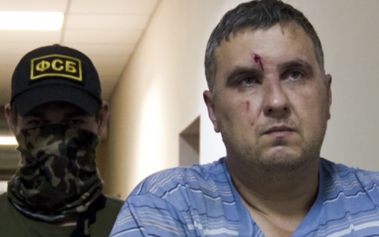 Задержанный ФСБ гражданин Украины Евгений Панов. Фото: AP / Scanpix