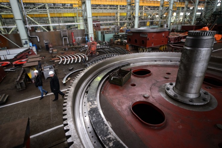Производство оборудования для добывающей отрасли в Екатеринбурге. Фото TASS/Scanpix