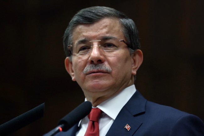 Премьер-министр Турции Ахмет Давутоглу. Фото AP/Scanpix