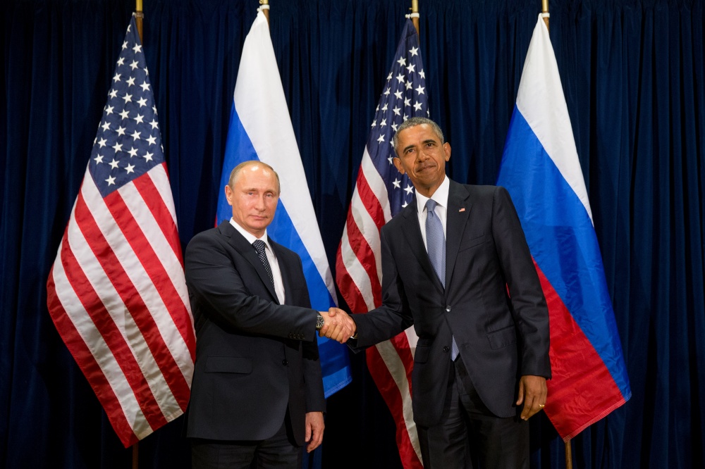 Владимир Путин и Барак Обама. Фото AP Photo/Scanpix
