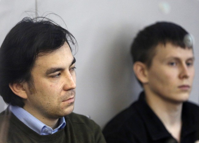 Евгений Ерофеев и Александр Александров. Фото AP Photo/Scanpix